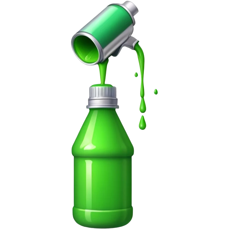 green spray  emoji