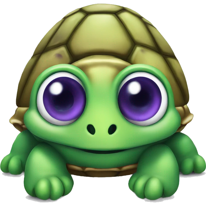 turtle with grapes for eyes emoji