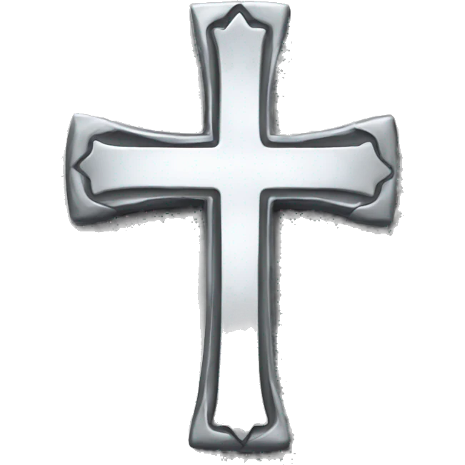 silver cross emoji