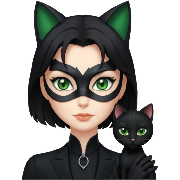 Cat woman emoji