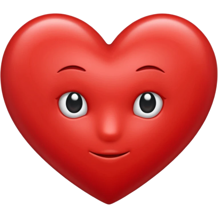 Un cœur écrit 100 % emoji