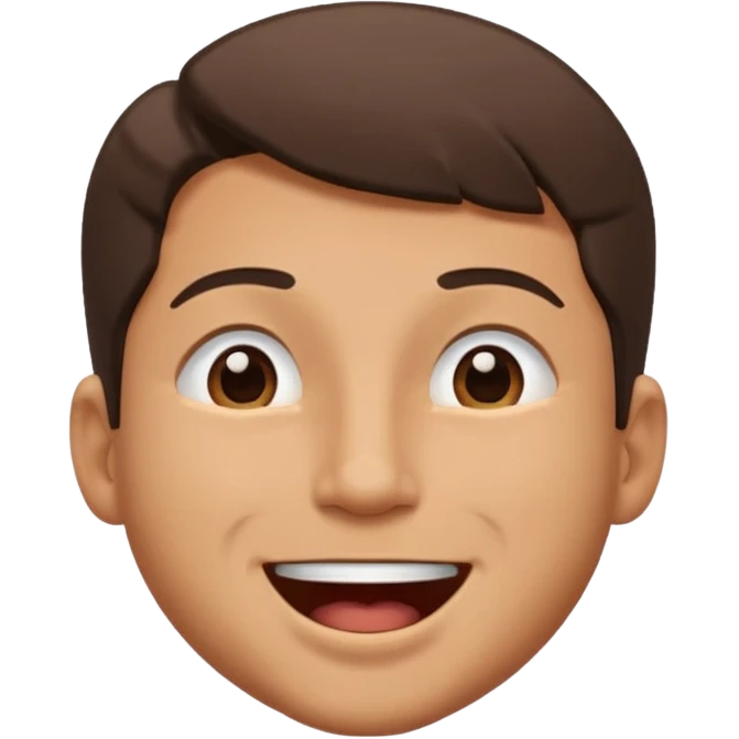 Hombre se les hace agua la boca emoji