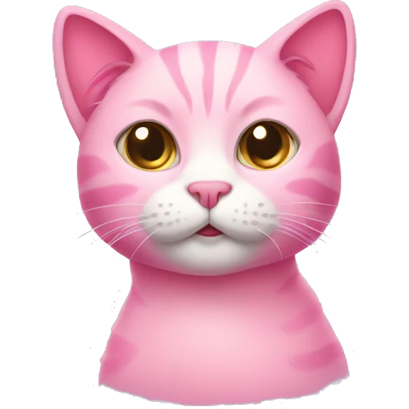 pink cat emoji