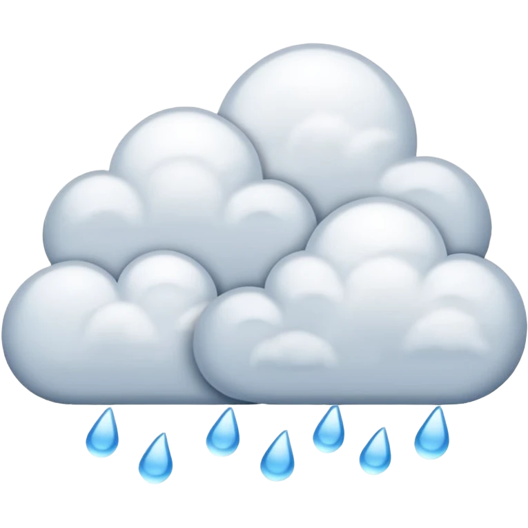 snowing clouds emoji