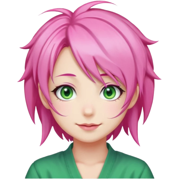 Mitsuri Kanroji, ultra détaillé, sourire narquois, mitsuri Kanroji hairstyle, yeux de lunes supérieure  emoji