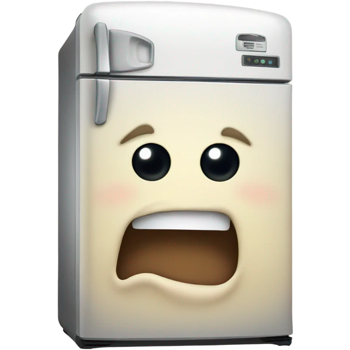 Crying fridge emoji