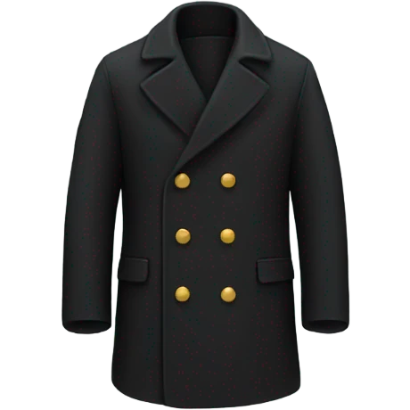 Black coat emoji