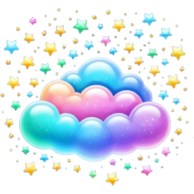 tiny glitter dust floating in the air, very small sparkles scattered everywhere, bright and shiny, like magical fine dust. Rounded, glossy, smooth, soft shadows, white background.




 emoji