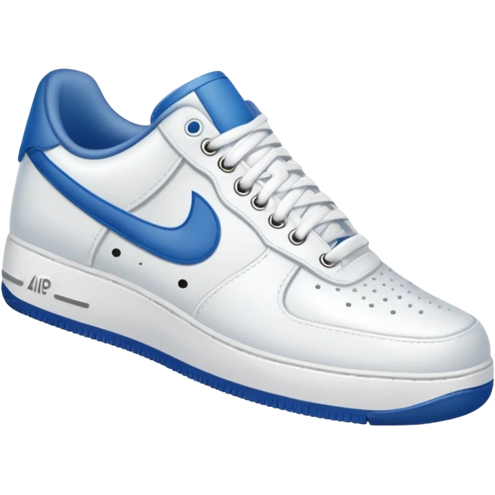 make a genmoji for a pair of white air force shoes. Fully white and no logo emoji