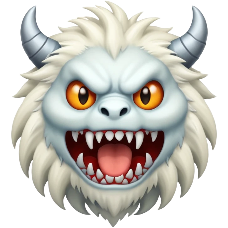 Monster branco emoji