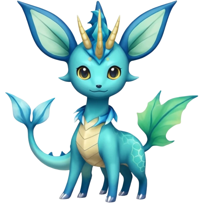 Sawsbuck-Vaporeon-Amaura-Virizion-fusion (full body) emoji