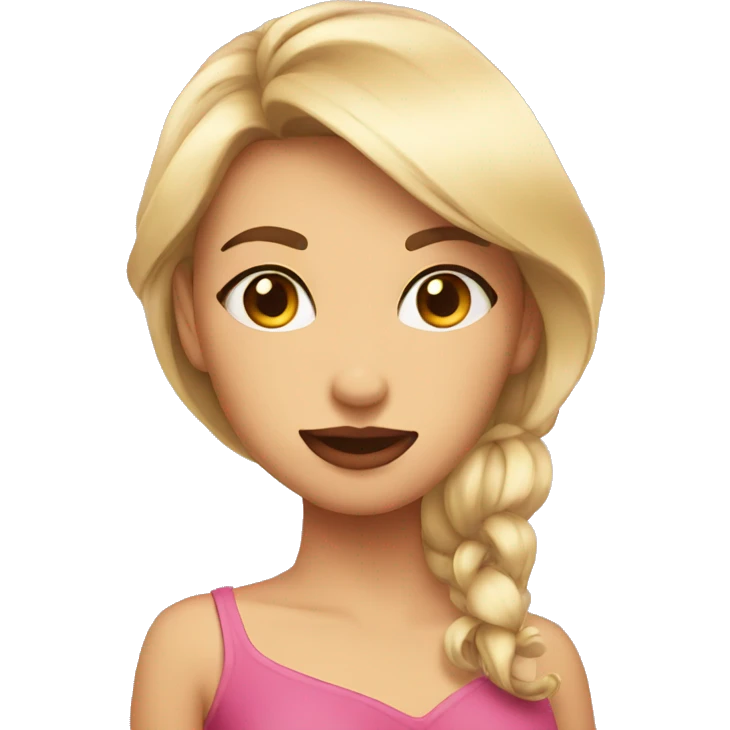 Flirty side eye, lip biting  emoji