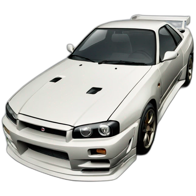 Nissan Skyline r34 emoji