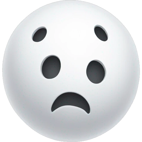 White ball emoji