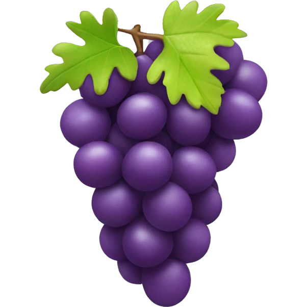 3D Grapes emoji  emoji