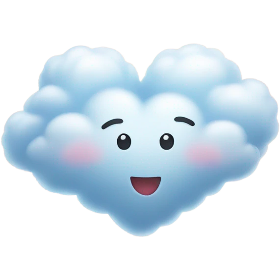 Love cloud emoji