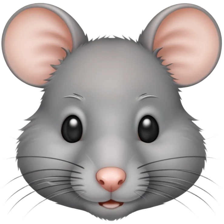 Gray rat emoji