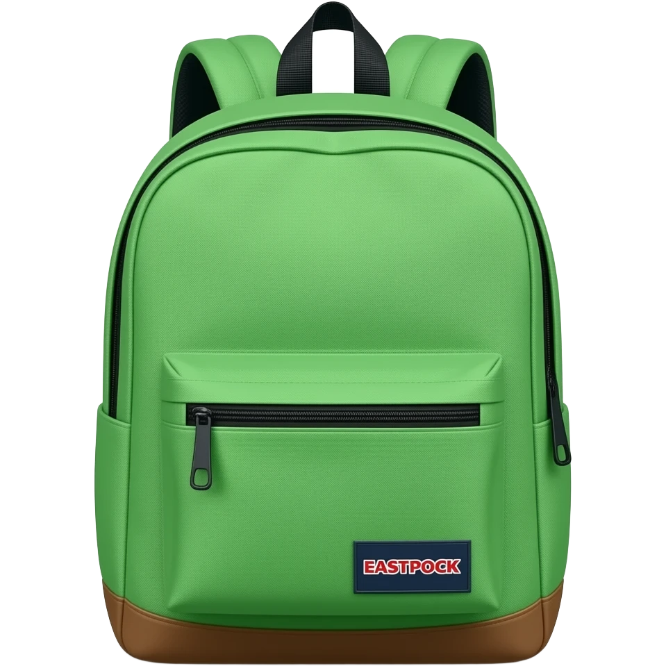 a green EASTPACK backpack emoji
