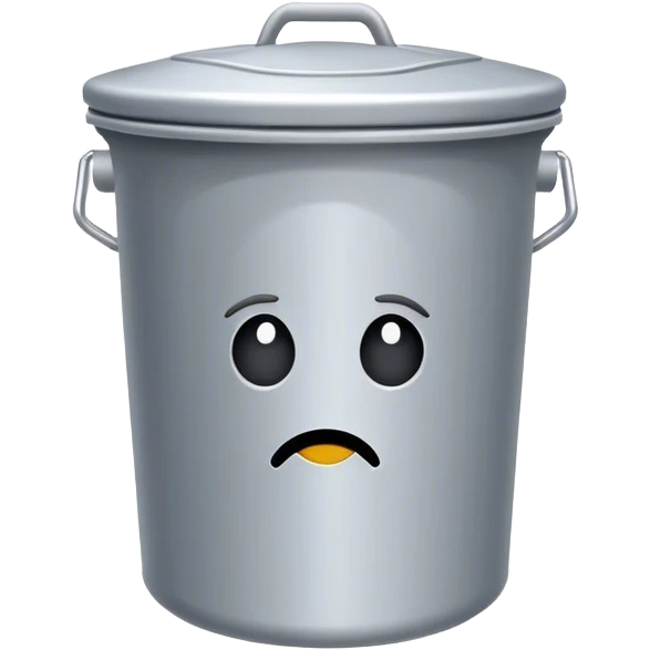 “PMO” text pasted onto a trash can  emoji