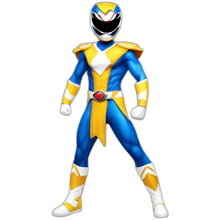 thunder Power ranger full body emoji