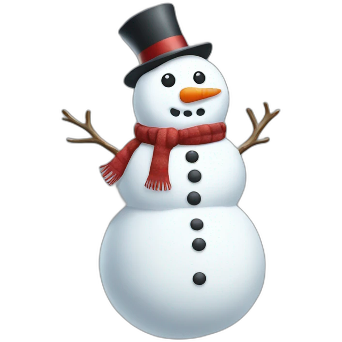 full body christmas snowman emoji