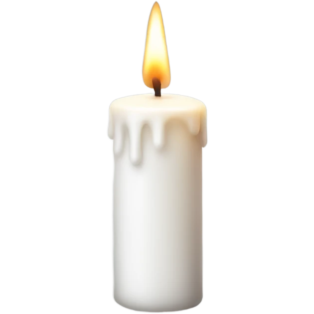 white candle  emoji