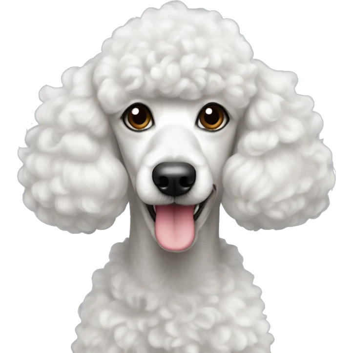 Kurdeleli Poodle  emoji