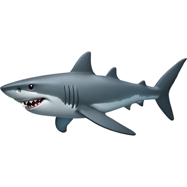 Shark with a bazooka emoji