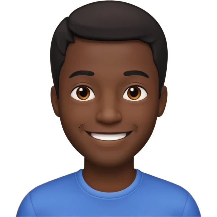 Black guy with large weiner  emoji