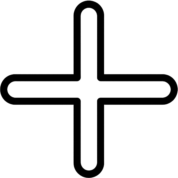 minimalist plus icon, simple color outline, no fill emoji