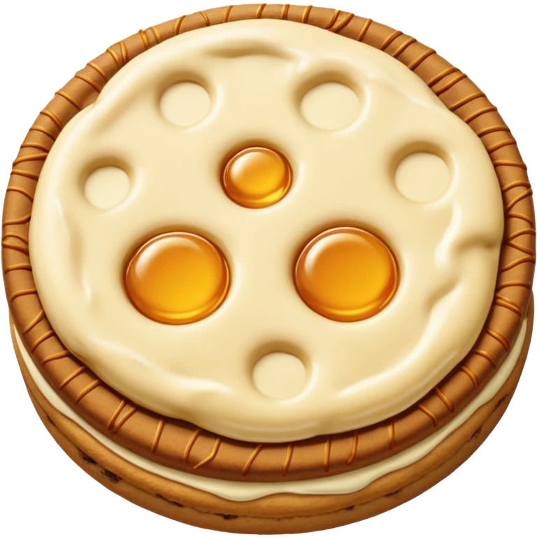 Cookie white choc chip and honey  emoji