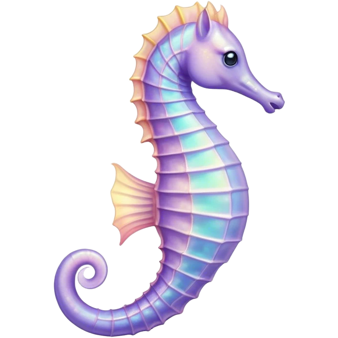 Cinematic Realistic Noble Sea Horse Portrait Emoji, Poised and graceful, with a slender, curved body and an elegantly arched neck adorned with finely detailed, shimmering scales in soft pastel hues, and gentle, focused eyes, rendered with lifelike texture and natural light; high shine, intelligent and serene, styled with an air of oceanic elegance, focused and attentive, soft glowing outline, capturing the essence of a watchful and confident sea horse that appears to drift out of the screen with effortless grace! emoji