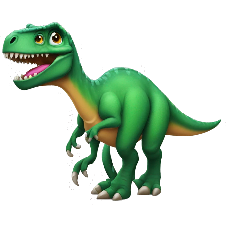 dinosaur being a nerd  emoji