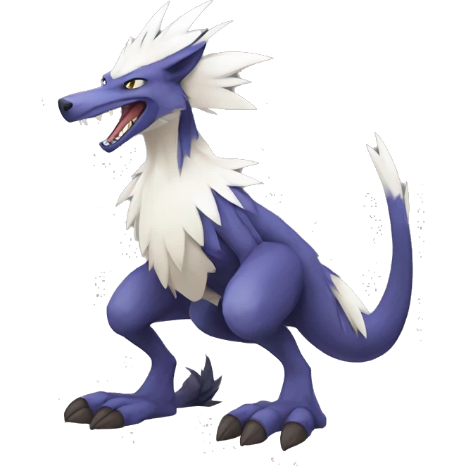Lombax-Sergal-Vernid-Fakemon full body emoji