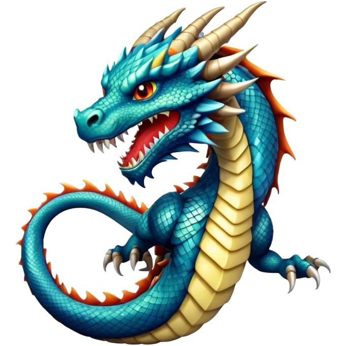 majestic dragon ready for battle emoji