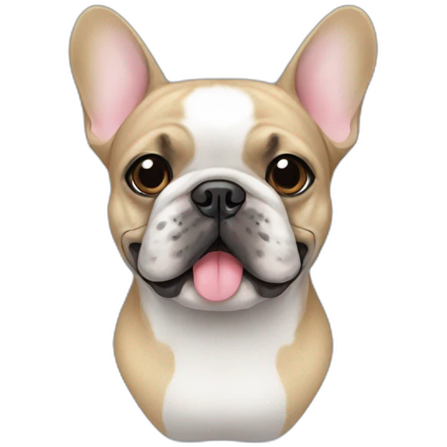 French bulldog wearing socks emoji