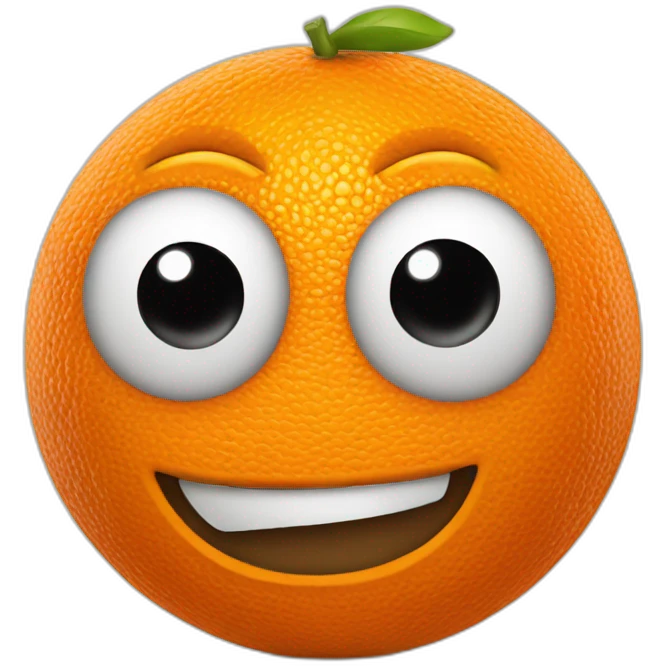 Otto the orange mascot emoji