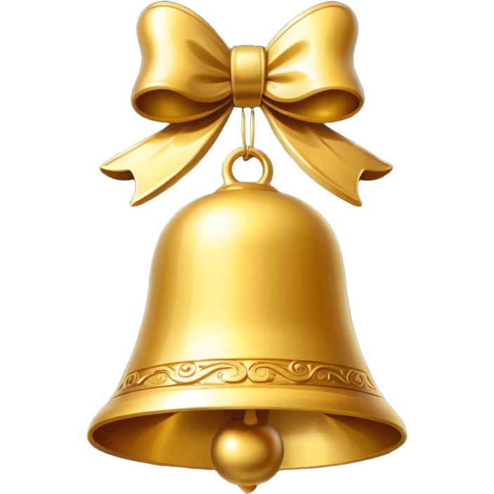 christmas bell emoji