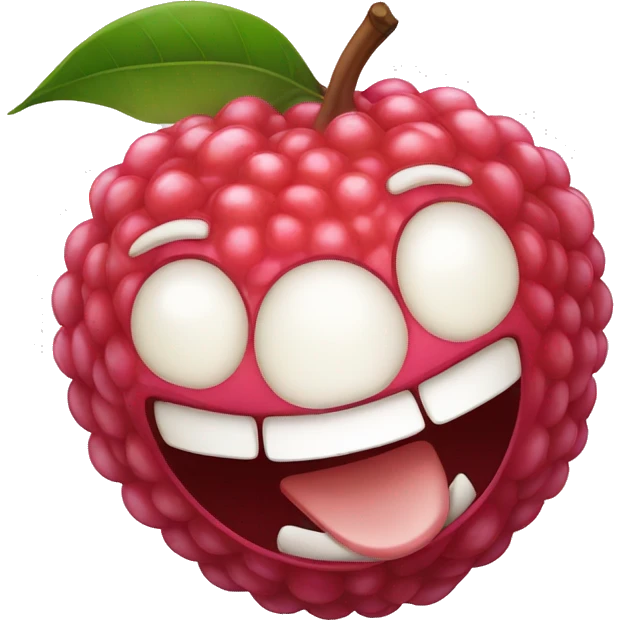 lychee laugh emoji