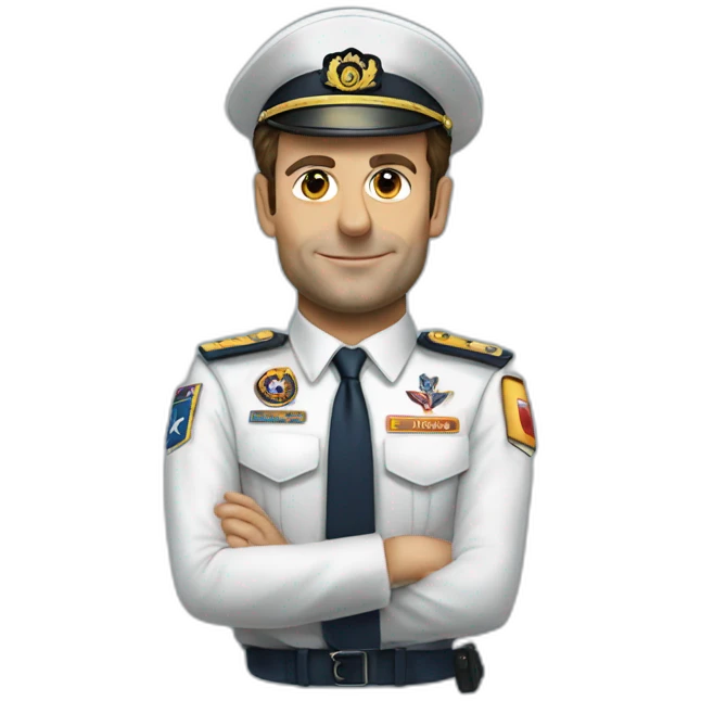 Emanuel macron pilote emoji