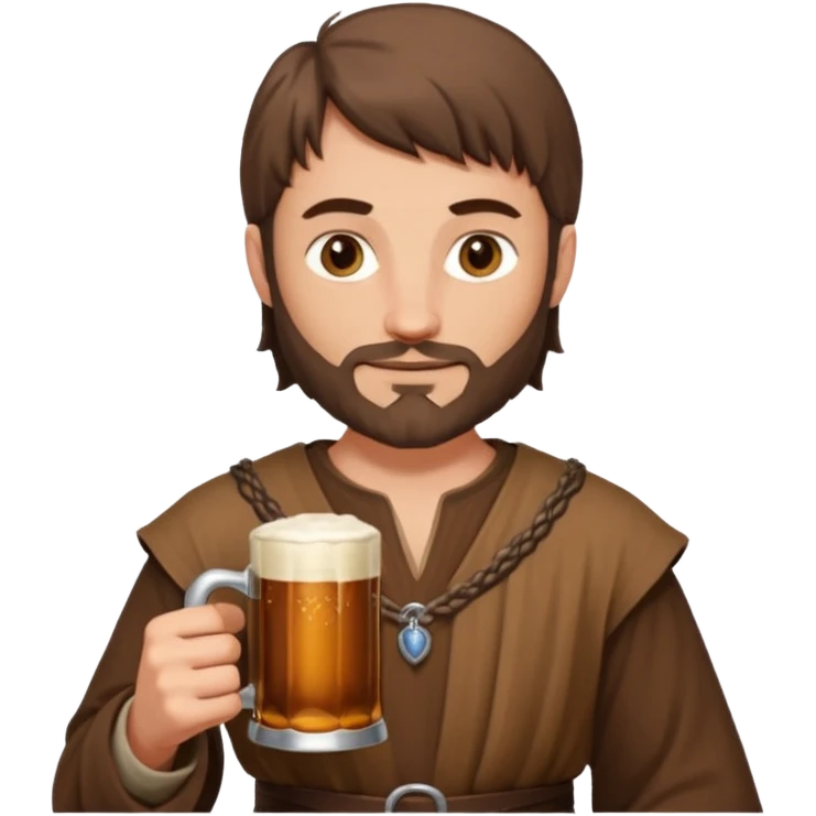 Medieval Man in a tavern emoji