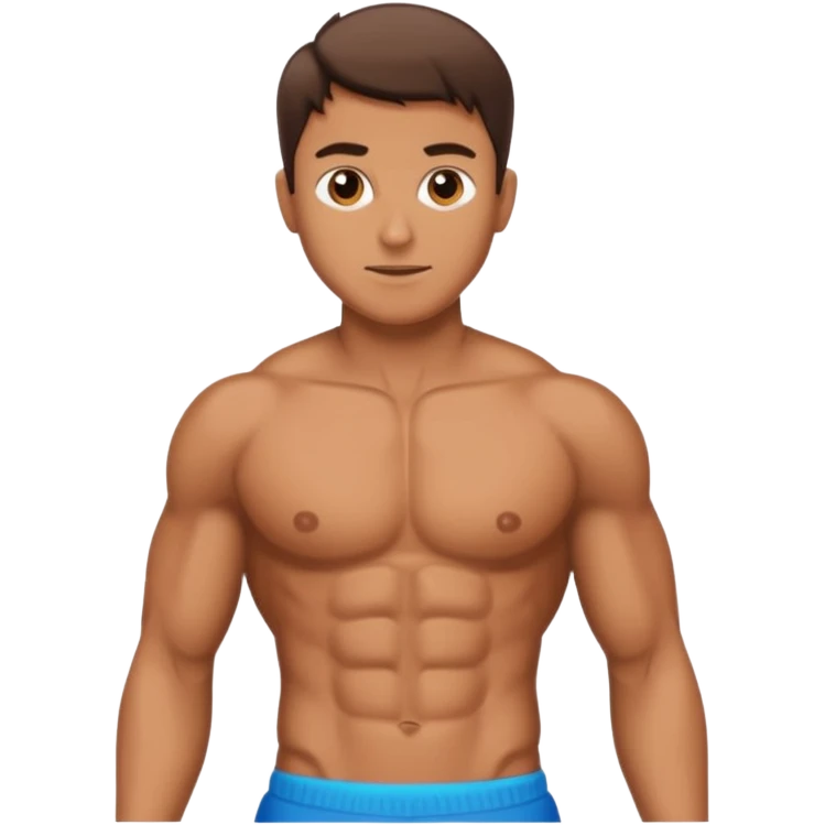 6 pack abs emoji