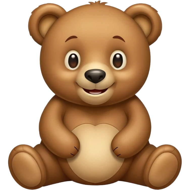 Hug bear smile emoji