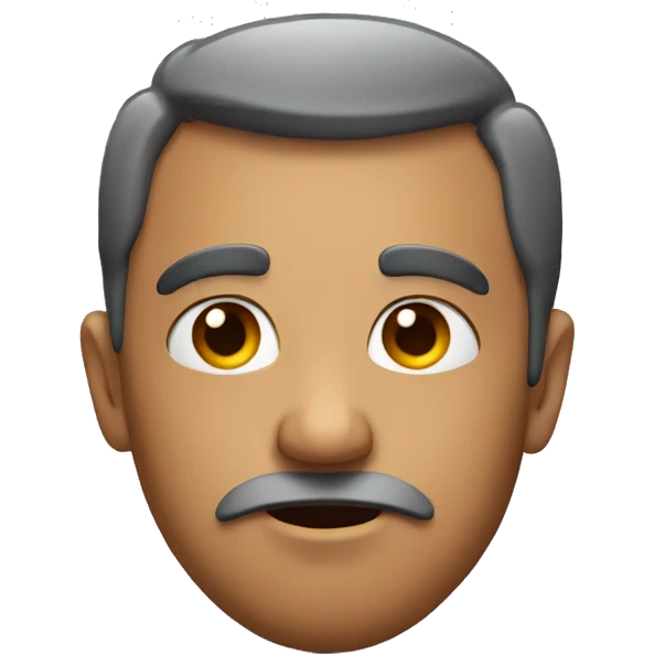 a very serious looking heart emoji
