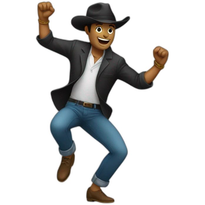 Hombre bailando emoji