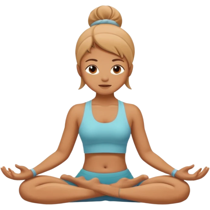 Person doing Yoga emoji
