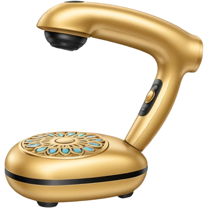 Gold icon of Max massager emoji