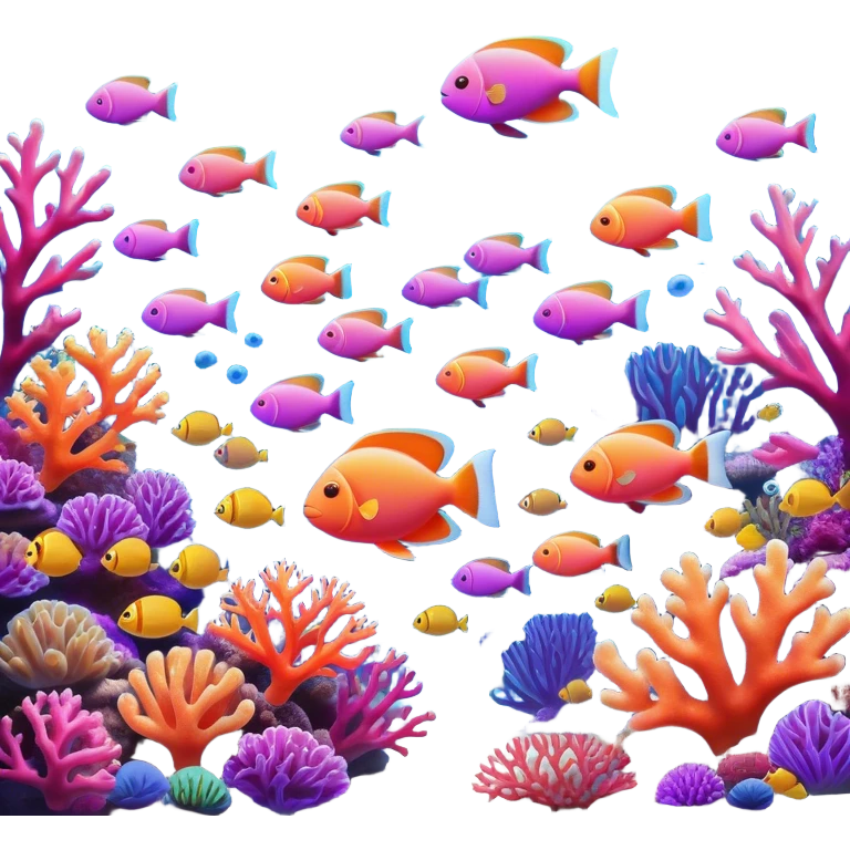 Cinematic Realistic Coral Reef Emoji in a wooden frame, Vibrant and alive, with colorful corals in hues of pink, purple, and orange, swaying gently with the underwater currents. Schools of tropical fish dart between the coral, with soft rays of sunlight piercing through the clear blue water above, creating a magical, serene underwater world. Soft glowing outline, capturing the essence of the bustling, colorful, and peaceful aquatic paradise. emoji
