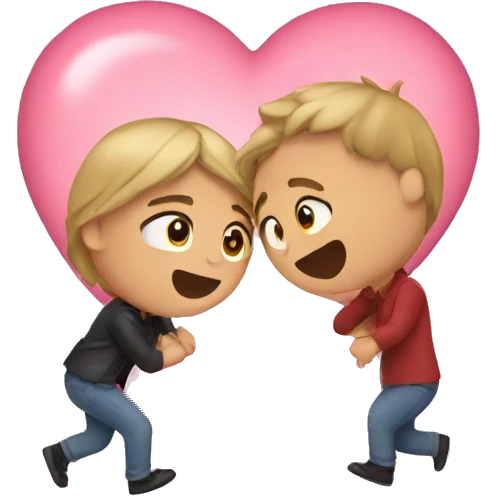 falling in love emoji