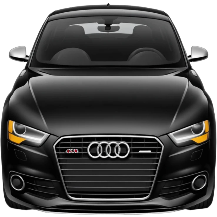 Audi noir emoji